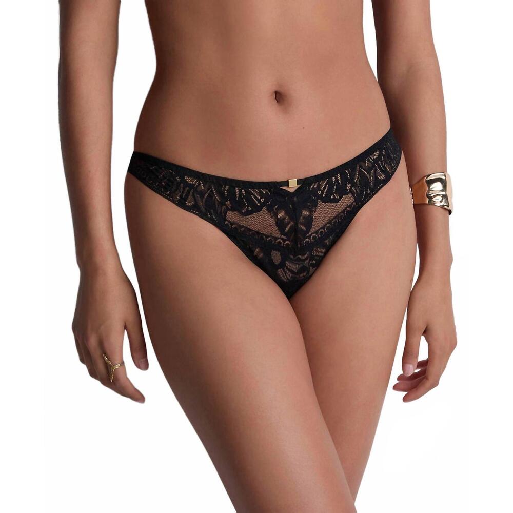 NEW AUBADE love soul minicoeur briefs in black